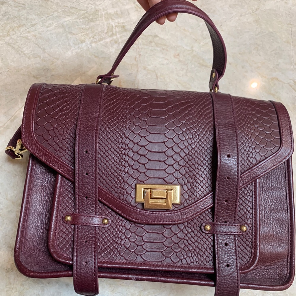Gigi New York Hayden Leather Satchel